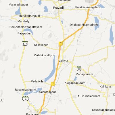 satellite map image of Vadakku Valliyur( Vadakku Valliyur,tamilnadu செயற்கைக்கோள் வரைபடம் படம்)